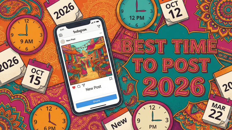 Best Time to Post on Instagram in India 2026
