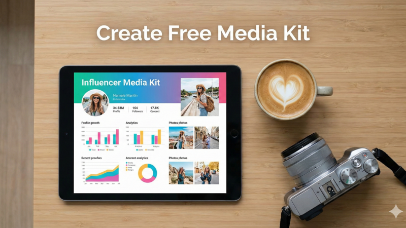 Free Influencer Media Kit Example